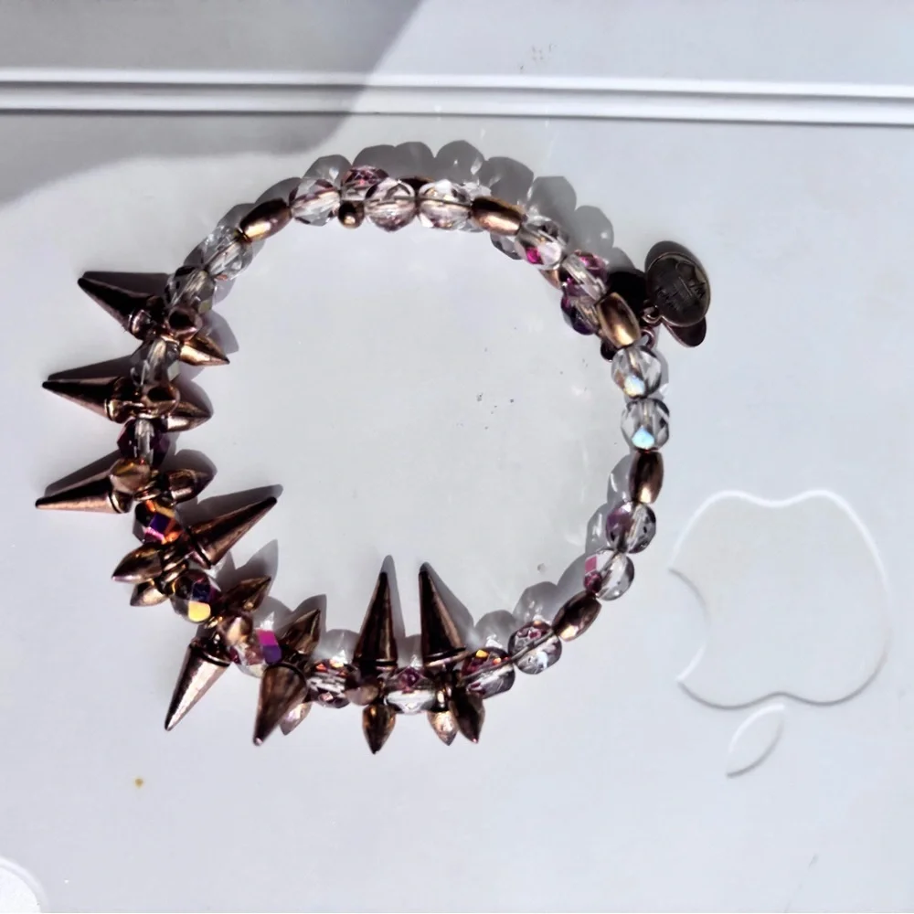 Alex and ani Gold Spike Bracelet